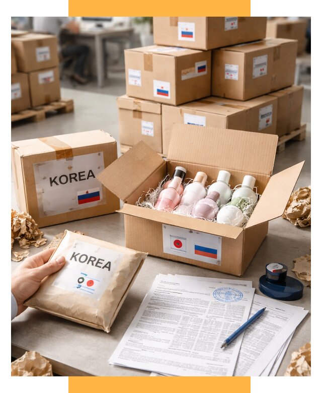 Доставка косметики из Кореи от 9230 р. под ключ | СетСервис-Крп