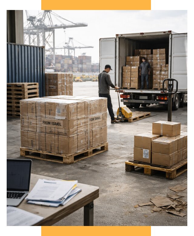 Доставка грузов из Израиля от 16289 р., логистика от СетСервис-Крп