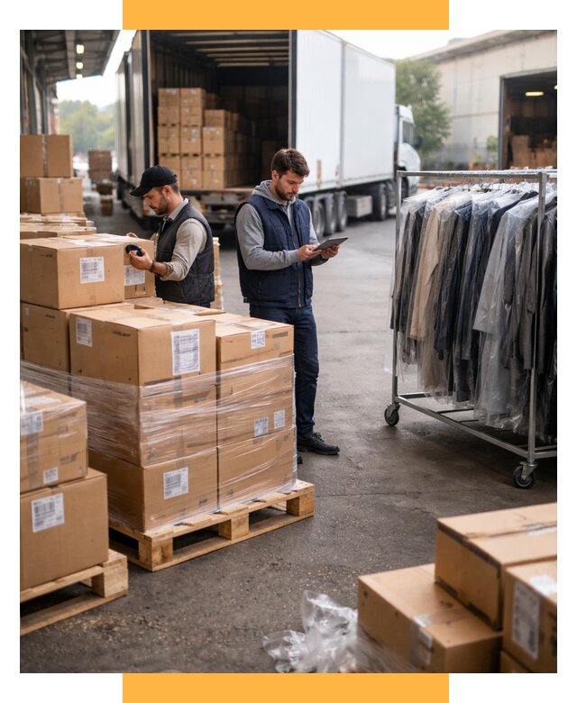 Перевозка и доставка одежды из Китая от 8144 р., СетСервис-Крп