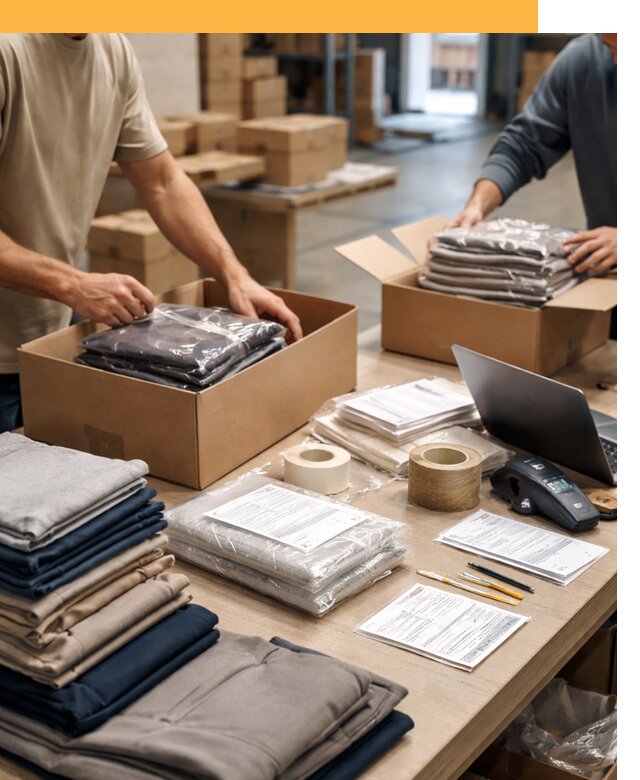 Перевозка одежды по миру от 8144 руб. с таможенным оформлением