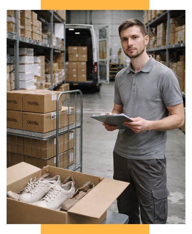 Доставка обуви из Китая и Турции от 4887 р. СетСервис-Крп