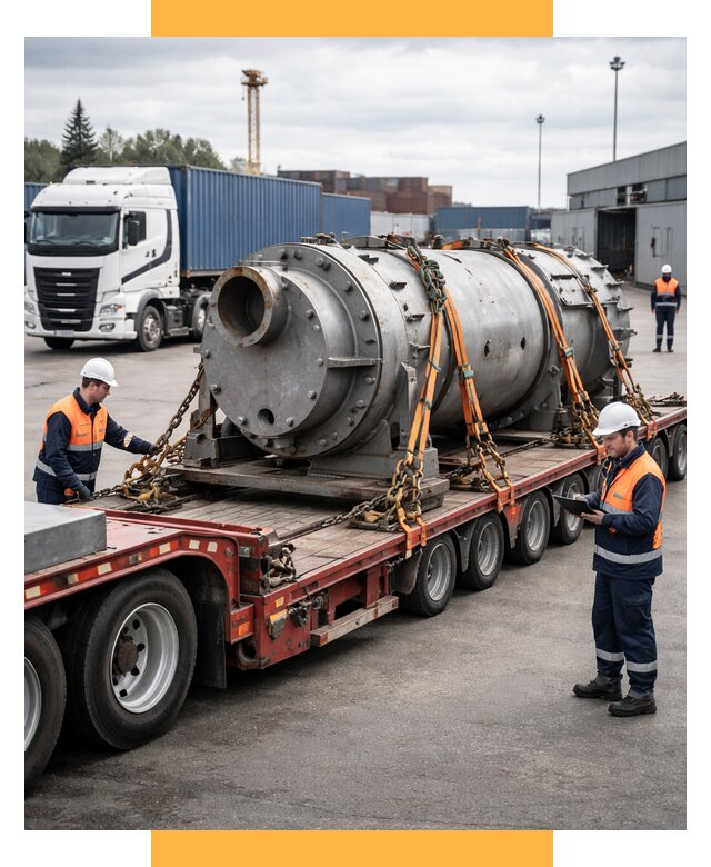 Перевозка тяжеловесных грузов под ключ от 162885 р. | СетСервис-Крп