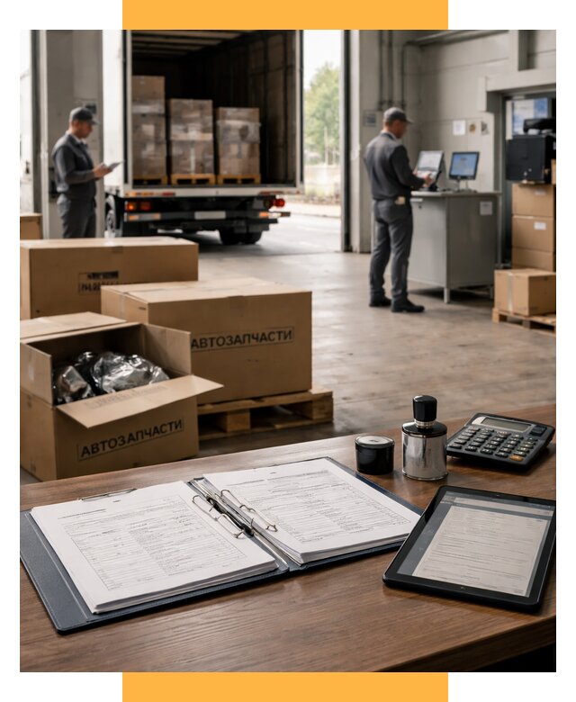 Таможенное оформление автозапчастей под ключ от 9230 р., СетСервис-Крп