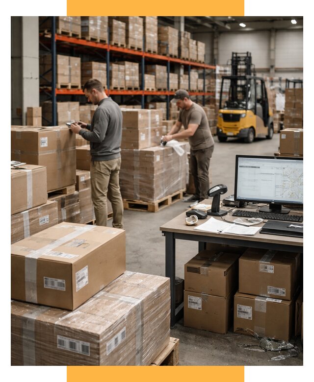 Склад консолидации в Европе от 7058 р., услуги СетСервис-Крп