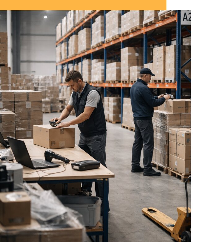 Склад консолидации в Европе: хранение, сортировка от 7058